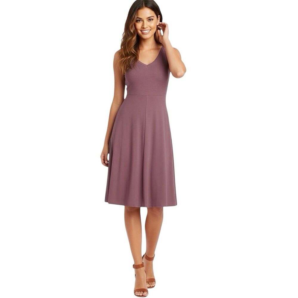 A New Day Women’s Dress Large Rib Knit Ballerina Casual Wear Sporty Minimalist